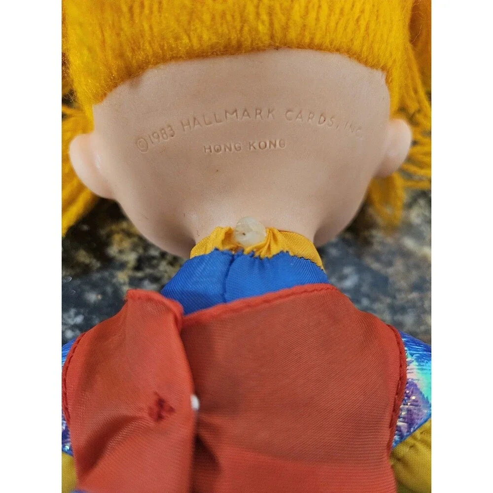 Vintage 1983 Rainbow Brite Dolls Lot of 2 - Original Mattel Hallmark- Bendy